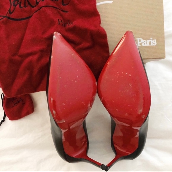 Christian Louboutin Pigalle Follies 100 Leather Pumps size 8.5 - Picture 6 of 7